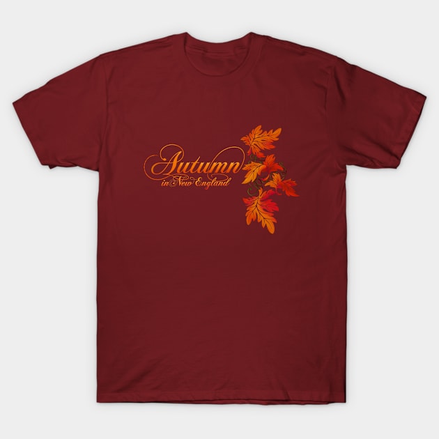 Autumn in New England T-Shirt by DDGraphits